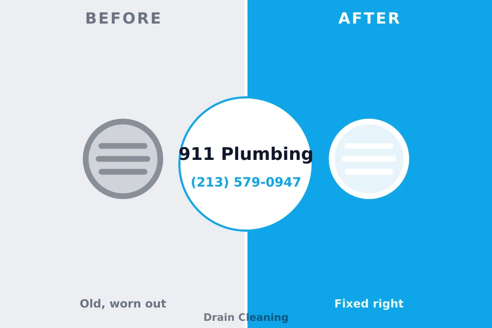 Before and after: plumbing repair Lacy-Lakeview, TX